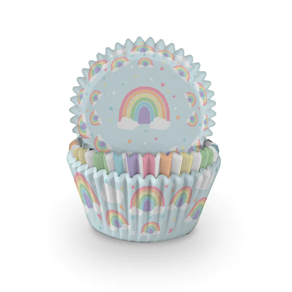Anniversary House - Pastel Rainbow Cupcake Cases