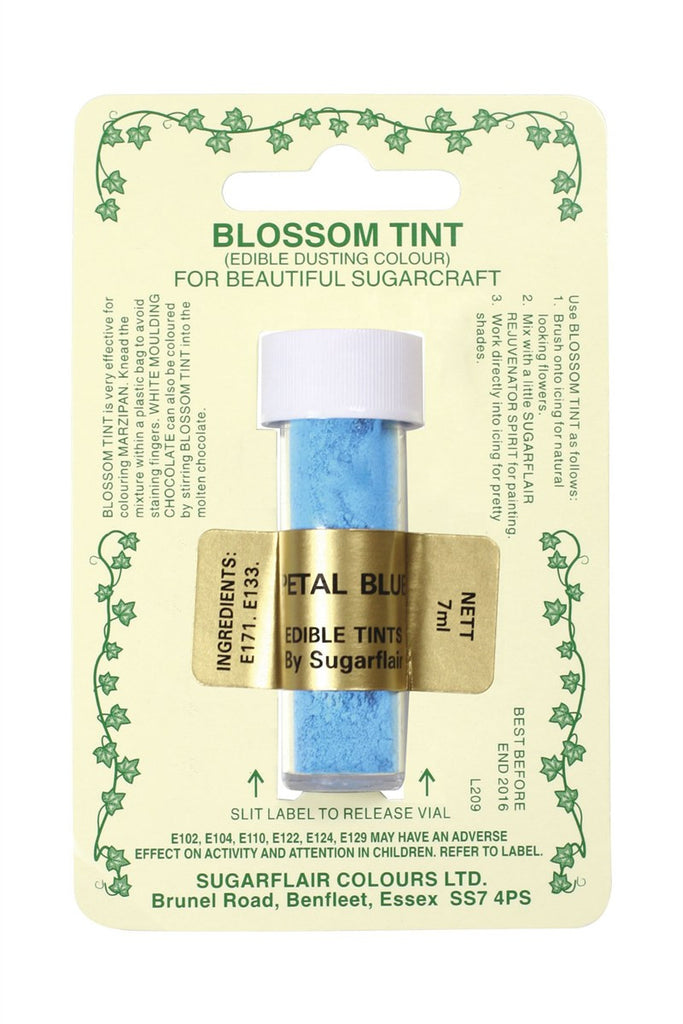 Sugarflair Blossom Tint Dusting Colours - Petal Blue