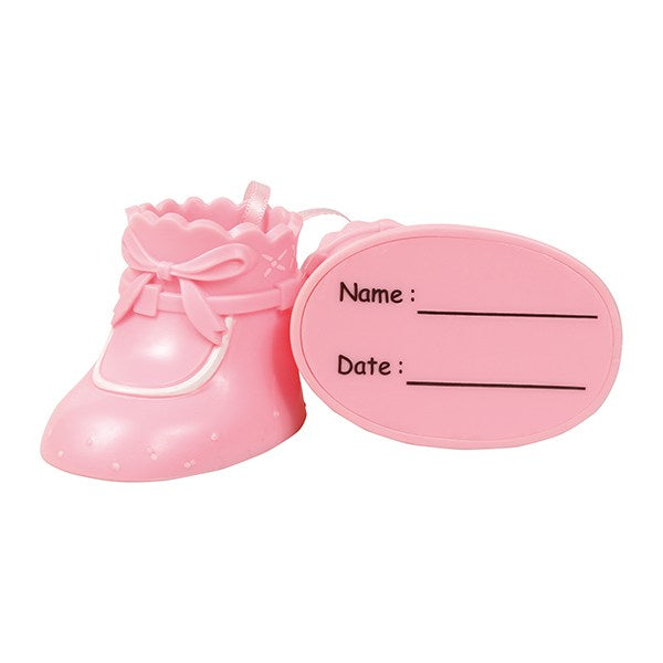 Cake Star Baby Booties Cake Topper - Pink