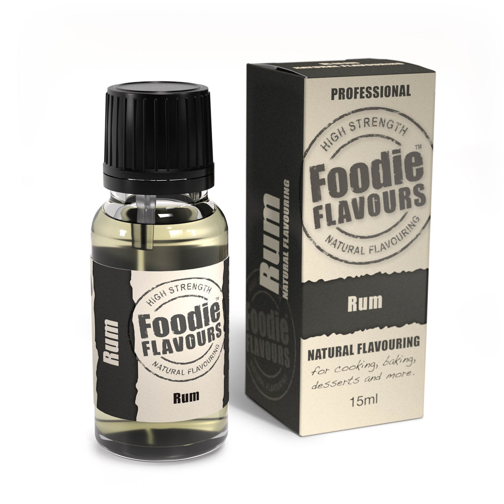 Foodie Flavours Rum Natural Flavouring 15ml