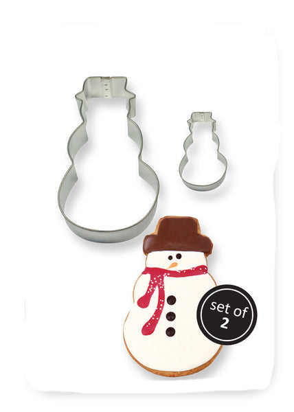 PME Set of 2 Snowman Cutters