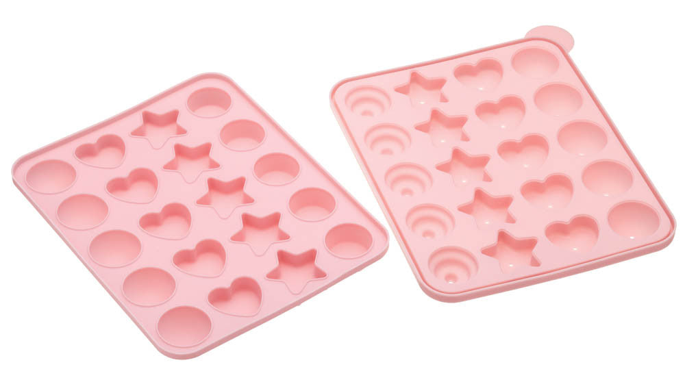20 Hole Assorted Shapes Silicone Cake Pop Mould