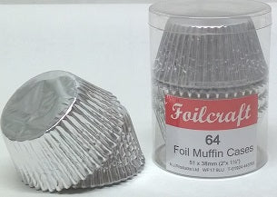 Foilcraft Silver Foil Muffin Cases