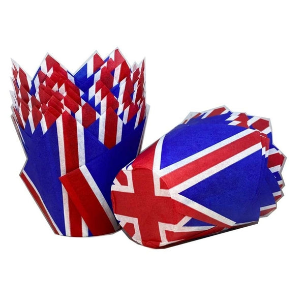 Scrumptious - Union Jack Tulip Muffin Cases