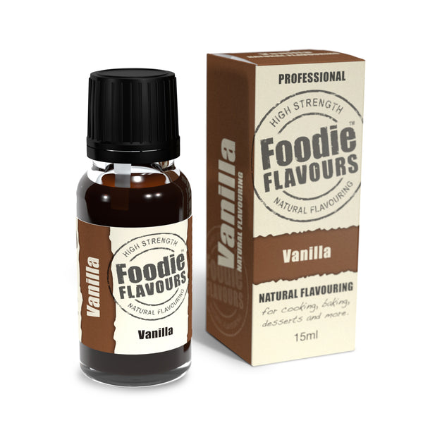 Foodie Flavours Vanilla  Natural Flavouring 15ml