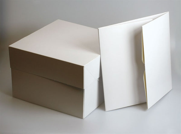 White Cardboard Cake Box 