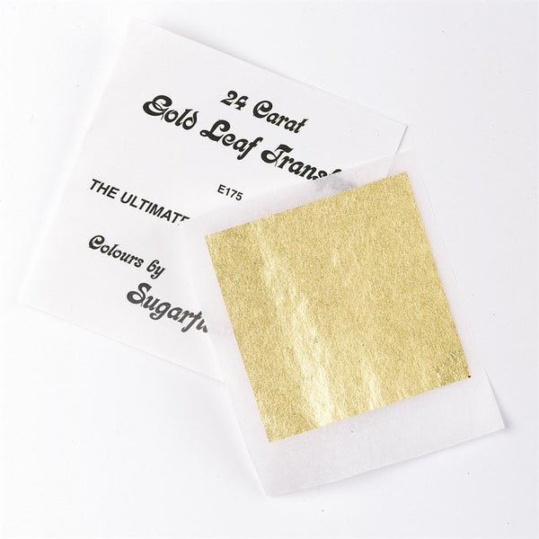 Sugarflair 24 Carat Gold Leaf Transfer