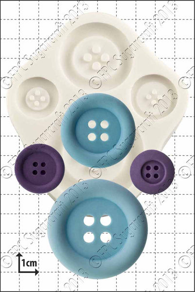 FPC 'Large Buttons' Silicone Mould