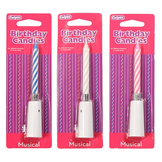 "Happy Birthday" Musical Candle