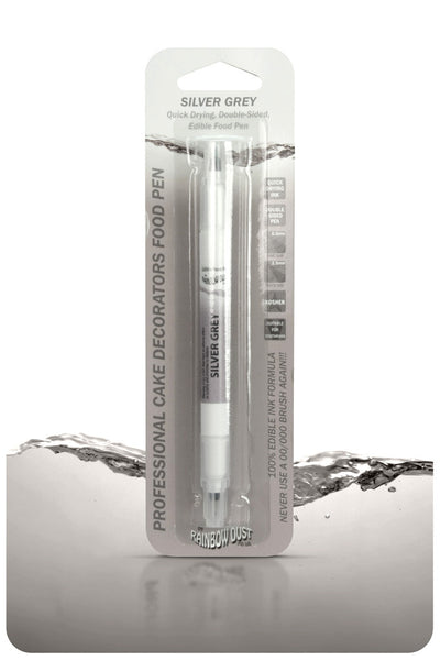 Rainbow Dust Professional Food pen - Silver Grey