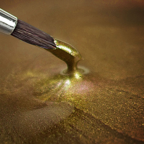Rainbow Dust Metallic Food Paint - Metallic Light Gold 25ml
