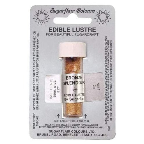 Sugarflair Edible Lustre Colour - Bronze Splendour