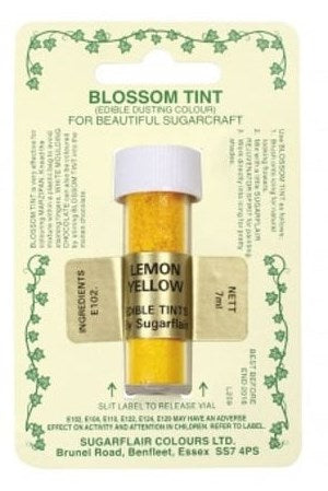 Sugarflair Blossom Tint Dusting Colours - Lemon Yellow