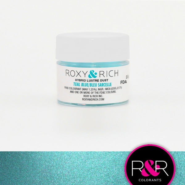Roxy & Rich Hybrid Lustre Dusts - Teal Blue