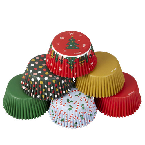 Wilton Christmas Traditional Holiday Assorted Cupcake Cases
